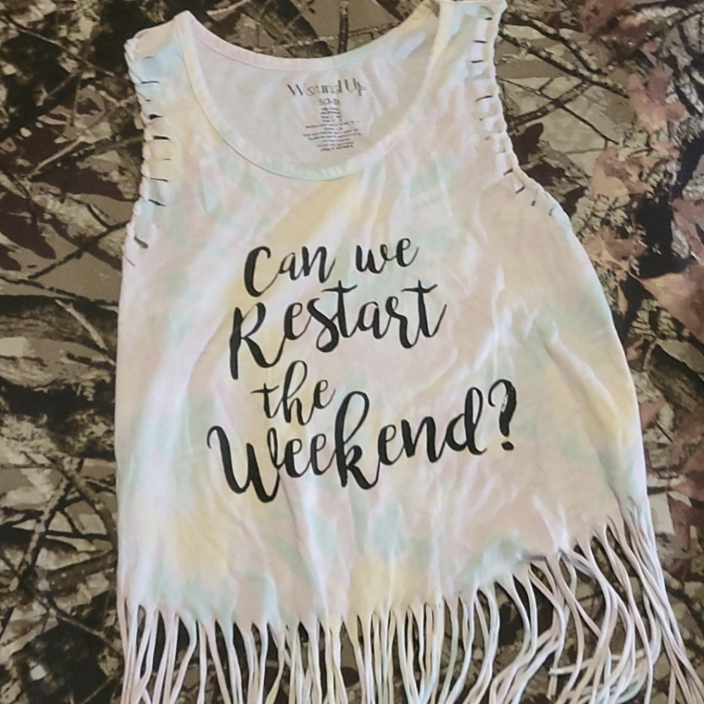 Multi-colored fashion tank top